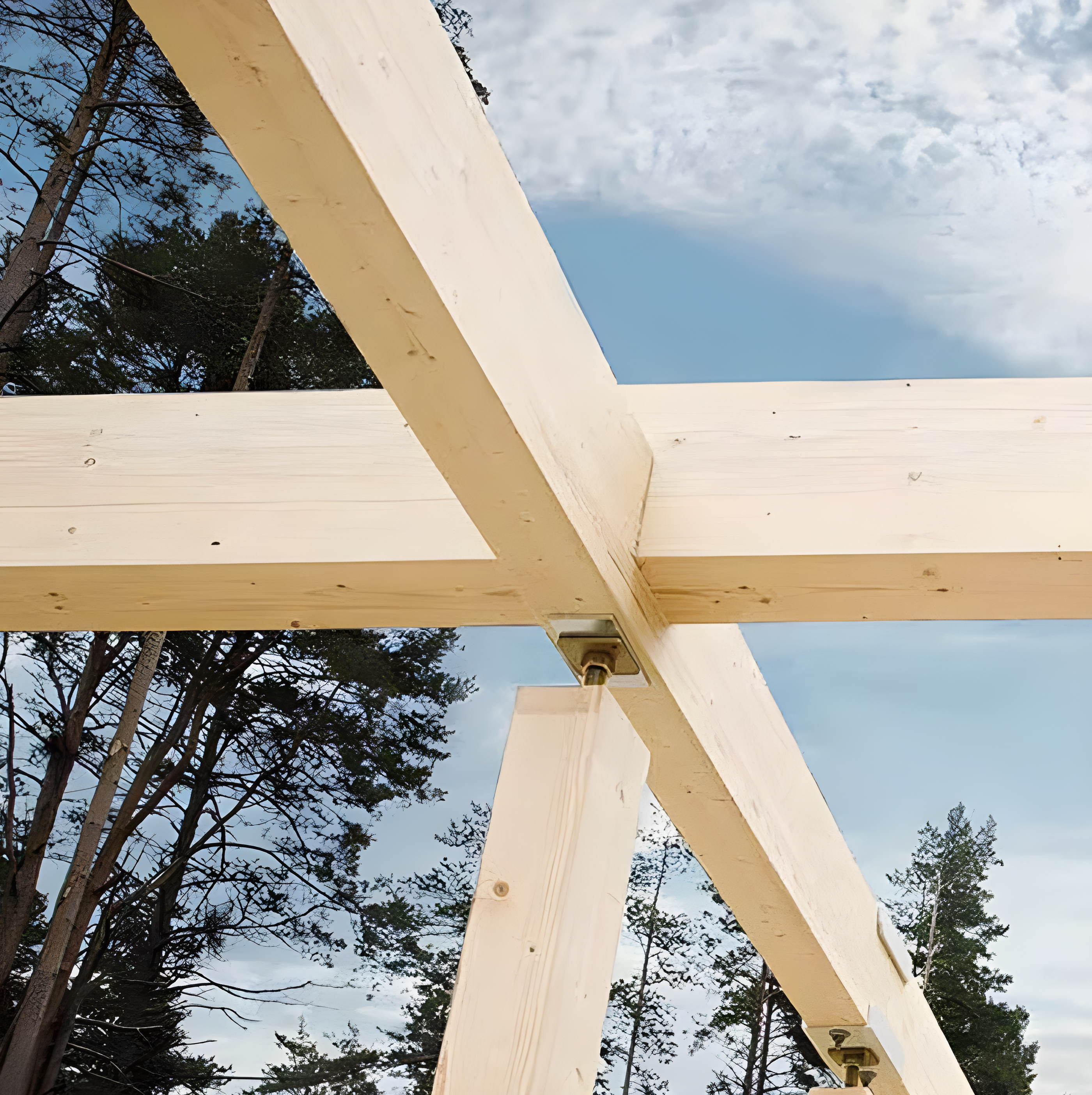 Из клееного бруса background